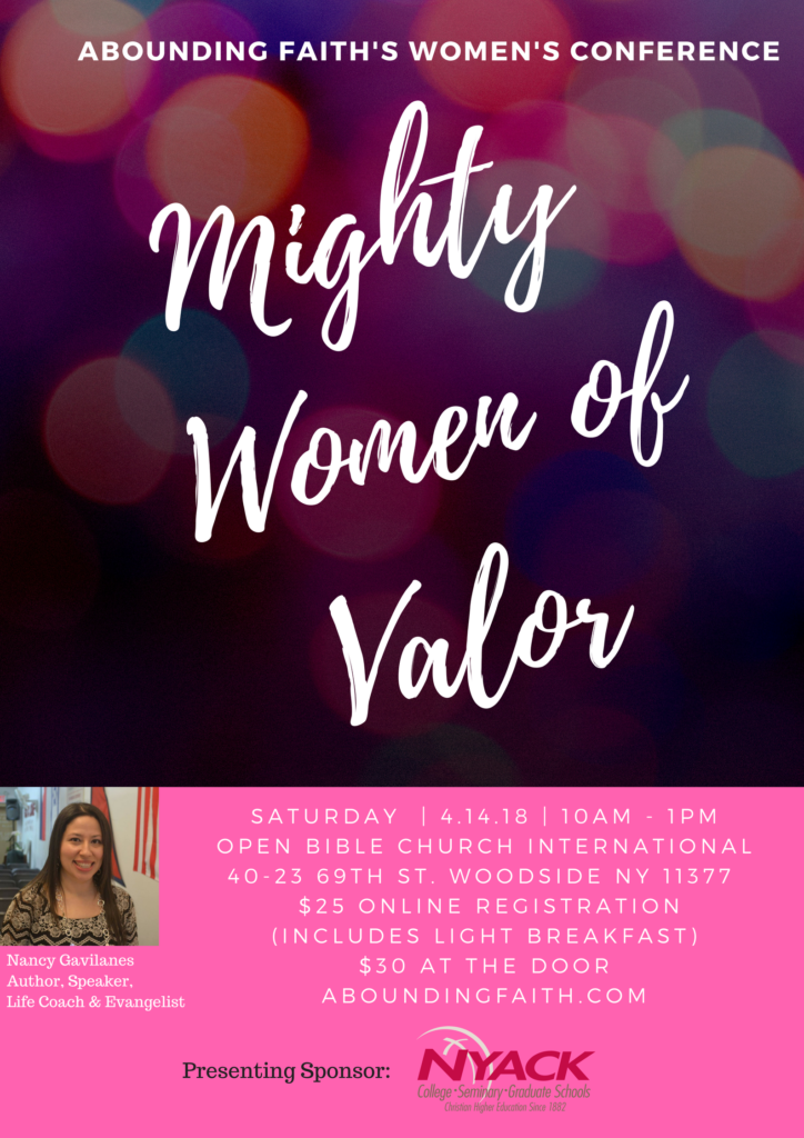 Abounding Faith S Mighty Women Of Valor Conference Is This Saturday Miraculous Lovely
